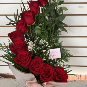 Arreglo 12 rosas